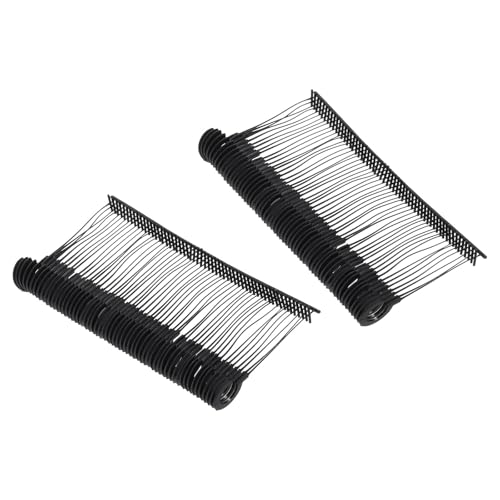Soulnioi J-Haken, Standard-Kleidung, Etikettier-Verschlüsse, Kunststoff, 35 mm, Schwarz, 500 Stück Soulnioi J-Haken, Standard-Kleidung, Etikettier-Verschlüsse, Kunststoff, 35 mm, Schwarz, 500 Stück von soulnioi