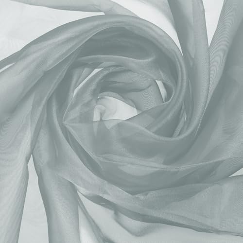 Sourcing Map Grauer Organza-Stoff, 152,4 cm x 91 cm, Polyester, einfarbig, kristallklar, seidig, Hochzeits-Party-Dekoration Sourcing Map Grauer Organza-Stoff, 152,4 cm x 91 cm, Polyester, einfarbig, kristallklar, seidig, Hochzeits-Party-Dekoration von sourcing map