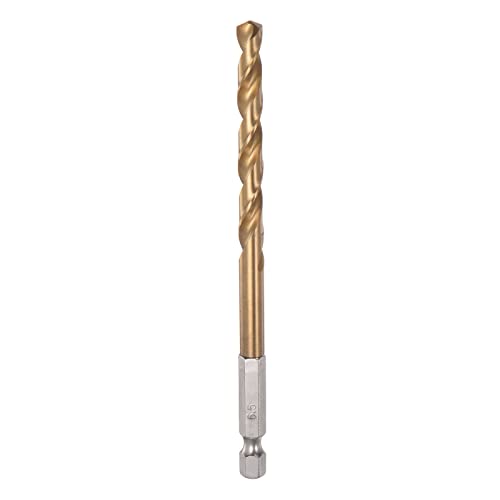 sourcing map 1/4" Sechskant Schaft Bohrer 6.5mm Titanium Bohrung Bits Set M35 Hoch Geschwindigkeit Stahl Drehbohrer 120mm Lang Vollständig Erdung für Holz Edelstahl Metall Plastik sourcing map 1/4" Sechskant Schaft Bohrer 6.5mm Titanium Bohrung Bits Set M35 Hoch Geschwindigkeit Stahl Drehbohrer 120mm Lang Vollständig Erdung für Holz Edelstahl Metall Plastik von sourcing map