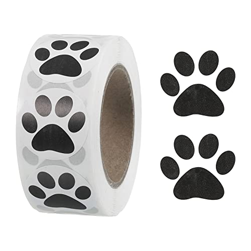 sourcing map 1 Rolle Pfötchen Abdrücke Aufkleber 1" Kleber Hund Pfötchen Abdrücke Etiketten Schwarz für Grußkarten Briefumschläge Geschenk Taschen 500 Zählen/Rolle sourcing map 1 Rolle Pfötchen Abdrücke Aufkleber 1" Kleber Hund Pfötchen Abdrücke Etiketten Schwarz für Grußkarten Briefumschläge Geschenk Taschen 500 Zählen/Rolle von sourcing map