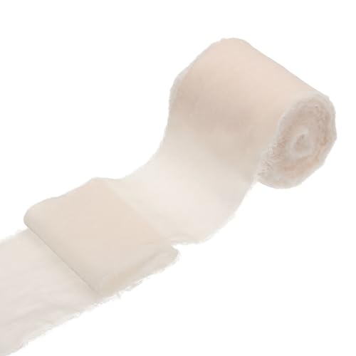 sourcing map 1 Rolle Samtband, 7,6 cm x 2,7 m, handgefertigt, Seidenfransen, ausgefranster Rand, für Blumenstrauß, Verpackung, Hochzeitsdekoration, Brautschmuck, Basteln, Hellsilber sourcing map 1 Rolle Samtband, 7,6 cm x 2,7 m, handgefertigt, Seidenfransen, ausgefranster Rand, für Blumenstrauß, Verpackung, Hochzeitsdekoration, Brautschmuck, Basteln, Hellsilber von sourcing map