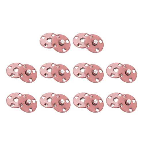 sourcing map 10 Sets Druckknöpfe zum Nähen, 10 mm, unsichtbare Druckknöpfe, Druckknöpfe, Metallschnappverschlüsse, Zinklegierung, für Kleidung, DIY, Handwerk, Rosa sourcing map 10 Sets Druckknöpfe zum Nähen, 10 mm, unsichtbare Druckknöpfe, Druckknöpfe, Metallschnappverschlüsse, Zinklegierung, für Kleidung, DIY, Handwerk, Rosa von sourcing map