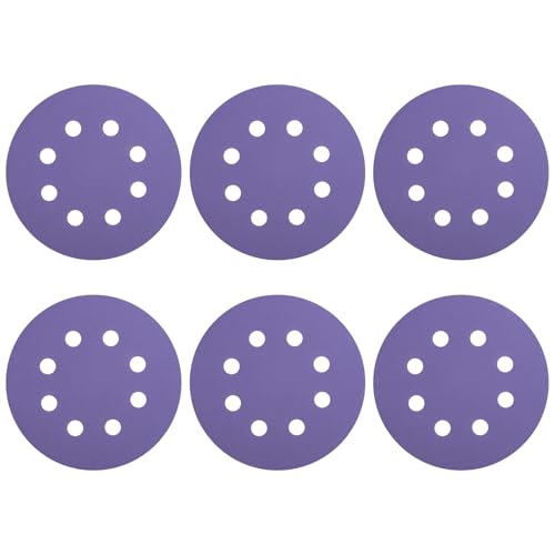 sourcing map 10 Stück 125 mm Schleifscheibe, 8 Loch, Körnung 800, Klett-Schleifpapier, Exzenterschleifer-Pads für Holzbearbeitung, Automobil, Metallpolieren, Lila, 10 Stück sourcing map 10 Stück 125 mm Schleifscheibe, 8 Loch, Körnung 800, Klett-Schleifpapier, Exzenterschleifer-Pads für Holzbearbeitung, Automobil, Metallpolieren, Lila, 10 Stück von sourcing map