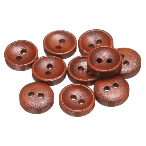 sourcing map 10 Stück 18 l Holzknöpfe zum Nähen, 11,5 mm, 2 Löcher, rund, Ersatzknöpfe für Kleidung, DIY, Basteln, Dekoration, Karamell sourcing map 10 Stück 18 l Holzknöpfe zum Nähen, 11,5 mm, 2 Löcher, rund, Ersatzknöpfe für Kleidung, DIY, Basteln, Dekoration, Karamell von sourcing map