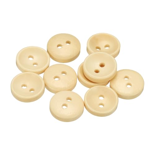 sourcing map 10 Stück 20 l Holzknöpfe 12,5 mm 2 Löcher, runde Ersatzknöpfe für Kleidung, DIY, Handwerk, Dekoration, Naturholz sourcing map 10 Stück 20 l Holzknöpfe 12,5 mm 2 Löcher, runde Ersatzknöpfe für Kleidung, DIY, Handwerk, Dekoration, Naturholz von sourcing map