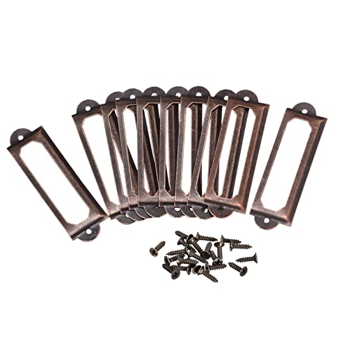 sourcing map 10 Stück Etikettenhalter aus Metall Datei Namenskarten Rahmen für Büro Ersatz Kupferton 60 x 17 mm sourcing map 10 Stück Etikettenhalter aus Metall Datei Namenskarten Rahmen für Büro Ersatz Kupferton 60 x 17 mm von sourcing map