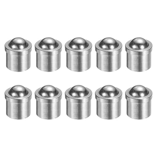 sourcing map 10 Stück Kugelspitz-Federkolben, 5 x 5 mm, 10 N, Elastizität, Edelstahl, Präzisionspositionierung, Kugelschnäpper für Tür, Schrank, mechanische Geräte, Klemmen, Möbel sourcing map 10 Stück Kugelspitz-Federkolben, 5 x 5 mm, 10 N, Elastizität, Edelstahl, Präzisionspositionierung, Kugelschnäpper für Tür, Schrank, mechanische Geräte, Klemmen, Möbel von sourcing map