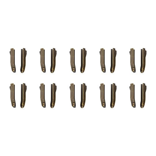 sourcing map 10 Stück Reißverschluss Reparatur Doppelt Open Reißverschluss Stopper Verriegelung Kit #8 Stecknadeln Reissverschluss Reparieren für Jacke Mantel Zweiwege Kleidung, Bronze Ton sourcing map 10 Stück Reißverschluss Reparatur Doppelt Open Reißverschluss Stopper Verriegelung Kit #8 Stecknadeln Reissverschluss Reparieren für Jacke Mantel Zweiwege Kleidung, Bronze Ton von sourcing map