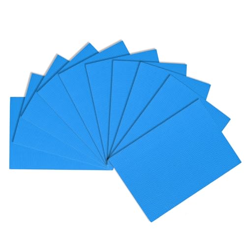 sourcing map 10 Stück Wellpappenpapier, Seeblau, 29,7 x 21 cm, für Bastel- und DIY-Projekte sourcing map 10 Stück Wellpappenpapier, Seeblau, 29,7 x 21 cm, für Bastel- und DIY-Projekte von sourcing map
