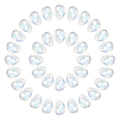 sourcing map 100 Stück 7 x 10 mm tropfenförmige Strasssteine mit spitzer Rückseite, Kristall-Strass-Kristallperlen, Edelsteine für Bastelarbeiten, DIY, Kleid, Schmuck, Schuhe, Nähen, Kunst sourcing map 100 Stück 7 x 10 mm tropfenförmige Strasssteine mit spitzer Rückseite, Kristall-Strass-Kristallperlen, Edelsteine für Bastelarbeiten, DIY, Kleid, Schmuck, Schuhe, Nähen, Kunst von sourcing map