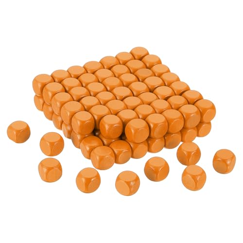 sourcing map 100 Stück Blanko-Holzwürfel, 10 mm, 6-seitig, unlackiert, Holzwürfel, abgerundete Ecken, quadratischer Block für Bastelprojekte, Orange, 100 Stück sourcing map 100 Stück Blanko-Holzwürfel, 10 mm, 6-seitig, unlackiert, Holzwürfel, abgerundete Ecken, quadratischer Block für Bastelprojekte, Orange, 100 Stück von sourcing map