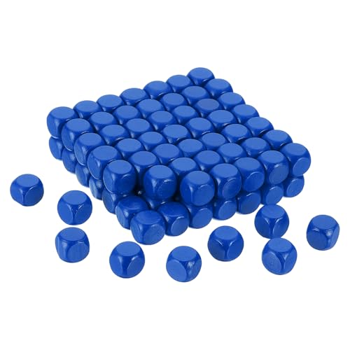 sourcing map 100 Stück Blanko-Holzwürfel, 12 mm, 6-seitig, unlackiert, Holzwürfel, abgerundete Ecken, quadratischer Block für Bastelprojekte, Blau sourcing map 100 Stück Blanko-Holzwürfel, 12 mm, 6-seitig, unlackiert, Holzwürfel, abgerundete Ecken, quadratischer Block für Bastelprojekte, Blau von sourcing map