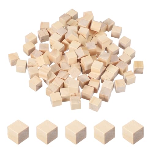 sourcing map 100 Stück Holzblöcke, 1,1 cm quadratisch, natürlicher Holzblock, unlackierter Holzwürfel für Bastelarbeiten, Kunstprojekte, Malerei, Dekoration, natürlich sourcing map 100 Stück Holzblöcke, 1,1 cm quadratisch, natürlicher Holzblock, unlackierter Holzwürfel für Bastelarbeiten, Kunstprojekte, Malerei, Dekoration, natürlich von sourcing map