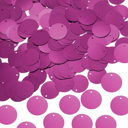 sourcing map 100 Stück flache runde Pailletten, 25 mm, lose Pailletten, Basteln, Nähen, Pailletten mit einseitigem Loch für DIY-Stickerei, Kleidung, Schmuckherstellung, Rosenrot sourcing map 100 Stück flache runde Pailletten, 25 mm, lose Pailletten, Basteln, Nähen, Pailletten mit einseitigem Loch für DIY-Stickerei, Kleidung, Schmuckherstellung, Rosenrot von sourcing map