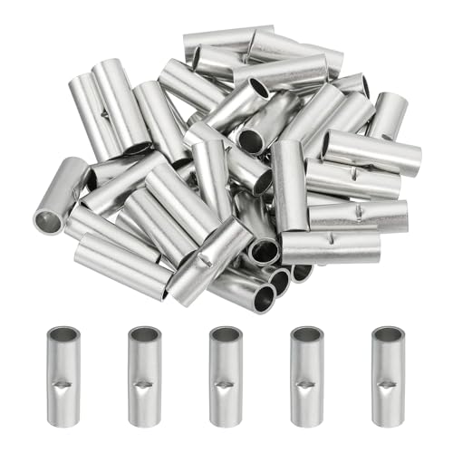 sourcing map 100 Stück nicht isolierte Stoßverbinder, 8 AWG, verzinnter Kupferdraht, BN8 für elektrische Draht-Crimphülsen-Klemmen sourcing map 100 Stück nicht isolierte Stoßverbinder, 8 AWG, verzinnter Kupferdraht, BN8 für elektrische Draht-Crimphülsen-Klemmen von sourcing map