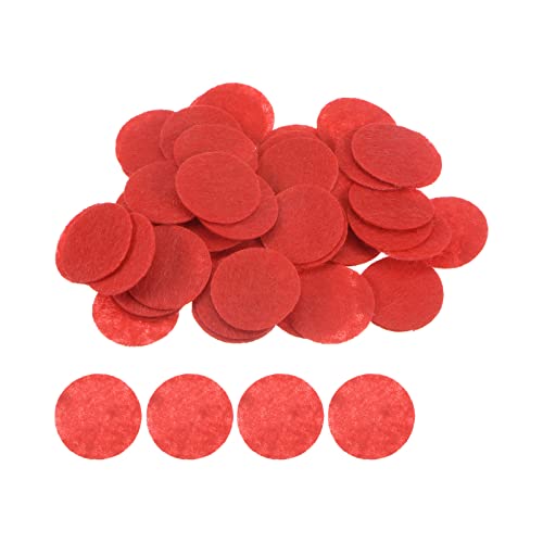 sourcing map 100 Stück runde Filzkreise, 25 mm 2,5 cm Bastelfilz-Pads, Vliesstoff-Pads für DIY-Nähen, Handarbeit, Schnittprojekte, Bastelarbeiten, Rot sourcing map 100 Stück runde Filzkreise, 25 mm 2,5 cm Bastelfilz-Pads, Vliesstoff-Pads für DIY-Nähen, Handarbeit, Schnittprojekte, Bastelarbeiten, Rot von sourcing map
