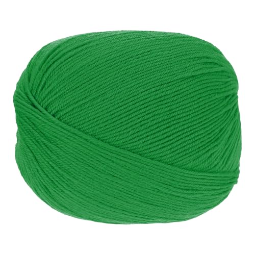sourcing map 100 % Wollgarn, 4-lagiges Wollgarn, luxuriöses und weiches Garn, handgefärbtes Garn zum Handstricken, Häkeln, 100 g, 306 Yard (Hellgrün, 1 Knäuel) von sourcing map