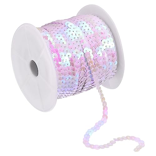sourcing map 100 Yards 6mm Flach Pailletten Streifen Spange Paillette Schnur Schleife Rolle Pailletten Beschnitt für Nähen Handwerke Kostüm Verzierungen Weiß sourcing map 100 Yards 6mm Flach Pailletten Streifen Spange Paillette Schnur Schleife Rolle Pailletten Beschnitt für Nähen Handwerke Kostüm Verzierungen Weiß von sourcing map