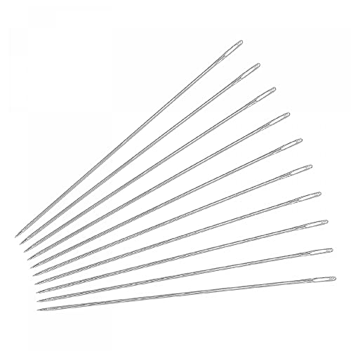 sourcing map 100Stk Perlen Sticknadeln Fein Dünn Lang Gerade Nähen Stickgarn Edelstahl 1.57" von sourcing map