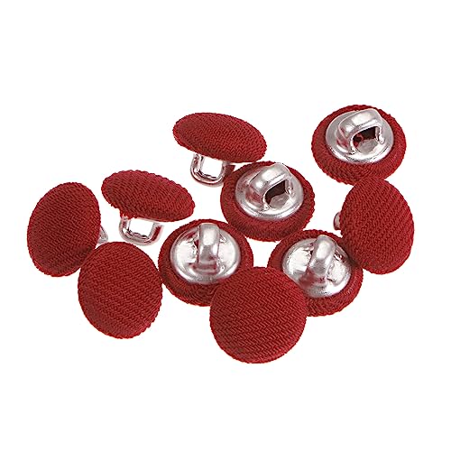 sourcing map 10 Stück 10 mm Knöpfe Rot mit Stoffüberzug, Vintage Stoffknöpfe Bezogen Nähknöpfe Runde Retro Bastelknöpfe Metallschaft für Mantel Strickjacke Anzüge Kleider Blusen sourcing map 10 Stück 10 mm Knöpfe Rot mit Stoffüberzug, Vintage Stoffknöpfe Bezogen Nähknöpfe Runde Retro Bastelknöpfe Metallschaft für Mantel Strickjacke Anzüge Kleider Blusen von sourcing map