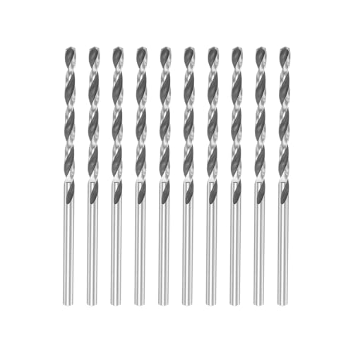 sourcing map 10Stk. Spiralbohrer Bits aus HSS 2,75mm W6542 70mm Länge für Baustahl Aluminium von sourcing map