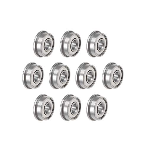 sourcing map 10Stk.F694ZZ Flanschkugellager 4x11x4mm abgeschirmte Chromstahllager von sourcing map