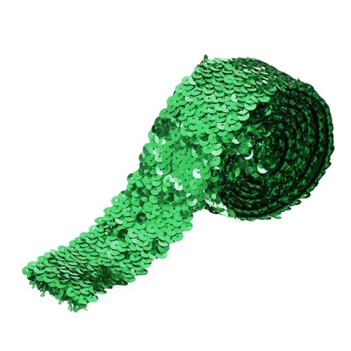 sourcing map 11 Yards 2 Zoll Elastische Paillettenborte 5-reihig Flache Paillettenband Paillettenstoffband für Basteln DIY Paillettenfransen Nähen Grün sourcing map 11 Yards 2 Zoll Elastische Paillettenborte 5-reihig Flache Paillettenband Paillettenstoffband für Basteln DIY Paillettenfransen Nähen Grün von sourcing map