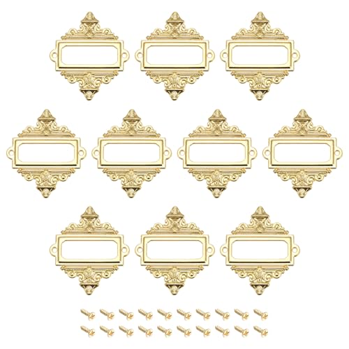 sourcing map 12Stk Metall Etikettenhalter Visitenkarte Rahmen für Regal Büro 55x62mm Goldton sourcing map 12Stk Metall Etikettenhalter Visitenkarte Rahmen für Regal Büro 55x62mm Goldton von sourcing map