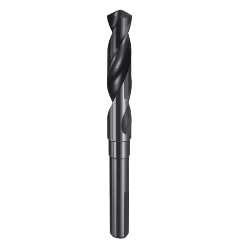 sourcing map 13 mm Bohrer, 1,27 cm, reduzierter Schaft, 3-flach, 4241, Hochgeschwindigkeitsstahl, Nitrieren, schwarz, 118°-Standardspitze für Kunststoff, Holz, Kupfer, Aluminium, Eisen, mittelweiches sourcing map 13 mm Bohrer, 1,27 cm, reduzierter Schaft, 3-flach, 4241, Hochgeschwindigkeitsstahl, Nitrieren, schwarz, 118°-Standardspitze für Kunststoff, Holz, Kupfer, Aluminium, Eisen, mittelweiches von sourcing map