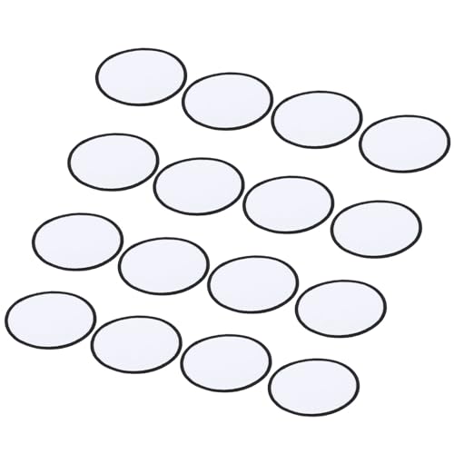 sourcing map 16 Stück Sublimations-Patch Leer, 8 cm/3,15" Stoff-Bügel-Patch zum Aufbügeln für DIY-Basteln, Mützen, Kleidung, Schuhe, Taschen, Uniformen, Weiß sourcing map 16 Stück Sublimations-Patch Leer, 8 cm/3,15" Stoff-Bügel-Patch zum Aufbügeln für DIY-Basteln, Mützen, Kleidung, Schuhe, Taschen, Uniformen, Weiß von sourcing map