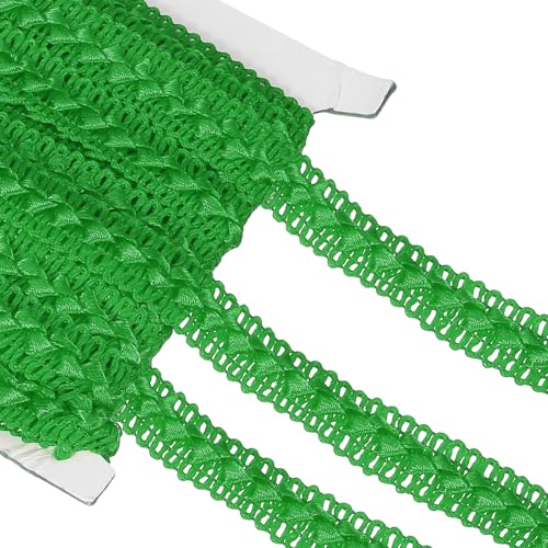 sourcing map 16 Yard Zopfborte, 1,8 cm breit, geflochtenes Spitzenband, Gimpen-Bordüre, Band für DIY, Handwerk, Nähzubehör, Kostüm, Heimdekoration, Grün sourcing map 16 Yard Zopfborte, 1,8 cm breit, geflochtenes Spitzenband, Gimpen-Bordüre, Band für DIY, Handwerk, Nähzubehör, Kostüm, Heimdekoration, Grün von sourcing map