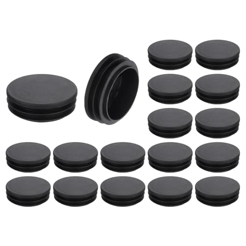 sourcing map 18 Stück runde Kunststoffstopfen, schwarze Endkappenstopfen, 48 mm, Möbelbein-Rohreinsatz, Gleitschutz für Stuhl, Sofa, Tisch, Regal sourcing map 18 Stück runde Kunststoffstopfen, schwarze Endkappenstopfen, 48 mm, Möbelbein-Rohreinsatz, Gleitschutz für Stuhl, Sofa, Tisch, Regal von sourcing map