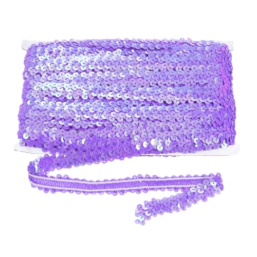 sourcing map 18 m x 2 cm elastischer Paillettenbesatz, flach, dehnbar, Pailletten-Streifen, Pailletten-Stoffband für DIY, Handwerk, Nähen, Kleid, Hellviolett sourcing map 18 m x 2 cm elastischer Paillettenbesatz, flach, dehnbar, Pailletten-Streifen, Pailletten-Stoffband für DIY, Handwerk, Nähen, Kleid, Hellviolett von sourcing map