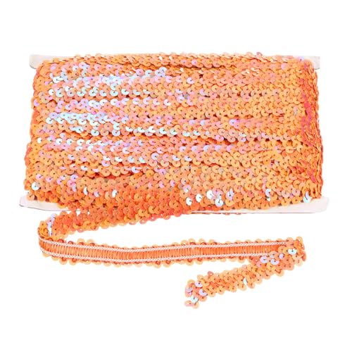 sourcing map 18 m x 2 cm elastischer Paillettenbesatz, flach, dehnbar, Pailletten-Streifen, Stoffband für DIY, Basteln, Nähen, Kleid, Orange sourcing map 18 m x 2 cm elastischer Paillettenbesatz, flach, dehnbar, Pailletten-Streifen, Stoffband für DIY, Basteln, Nähen, Kleid, Orange von sourcing map