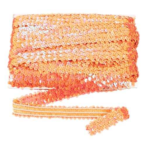 sourcing map 18 m x 3 cm elastischer Paillettenbesatz, flach, dehnbar, Pailletten-Streifen, Pailletten-Stoffband für DIY, Basteln, Nähen, Kleid, Orange sourcing map 18 m x 3 cm elastischer Paillettenbesatz, flach, dehnbar, Pailletten-Streifen, Pailletten-Stoffband für DIY, Basteln, Nähen, Kleid, Orange von sourcing map