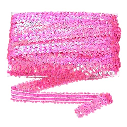 sourcing map 18 m x 3 cm elastischer Paillettenbesatz, flach, dehnbar, Pailletten-Streifen, Pailletten-Stoffband für DIY, Handwerk, Nähen, Kleid, weiche Rose sourcing map 18 m x 3 cm elastischer Paillettenbesatz, flach, dehnbar, Pailletten-Streifen, Pailletten-Stoffband für DIY, Handwerk, Nähen, Kleid, weiche Rose von sourcing map