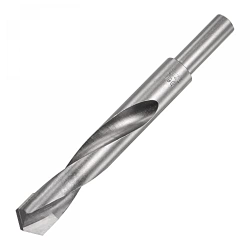 sourcing map 19 mm reduzierter Schaft Hartmetall-Spiralbohrer für gehärteten Stahl, Edelstahl, 1/2 Zoll gerader Schaft sourcing map 19 mm reduzierter Schaft Hartmetall-Spiralbohrer für gehärteten Stahl, Edelstahl, 1/2 Zoll gerader Schaft von sourcing map