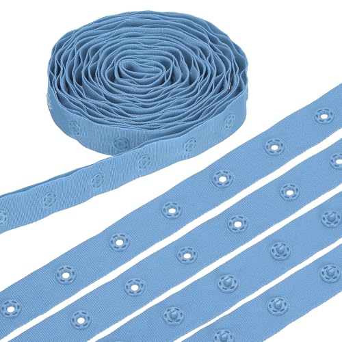 sourcing map 2,7 m Druckknopfband, Polyester-Kunststoff-Druckknopf-Besatz, Näh-Druckknopf-Band, Ersatz für DIY Handwerk Kleidung Stoff Nähen, Himmelblau sourcing map 2,7 m Druckknopfband, Polyester-Kunststoff-Druckknopf-Besatz, Näh-Druckknopf-Band, Ersatz für DIY Handwerk Kleidung Stoff Nähen, Himmelblau von sourcing map