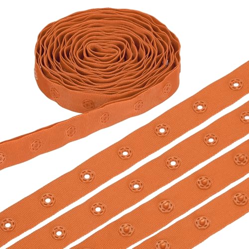 sourcing map 2,7 m Druckknopfband, Polyester-Kunststoff-Druckknopf-Besatz, Näh-Druckknopf-Band, Ersatz für DIY Handwerk Kleidung Stoff Nähen, Orange sourcing map 2,7 m Druckknopfband, Polyester-Kunststoff-Druckknopf-Besatz, Näh-Druckknopf-Band, Ersatz für DIY Handwerk Kleidung Stoff Nähen, Orange von sourcing map
