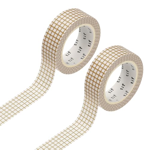 sourcing map 2 Rollen Gitter-Washi-Klebeband, 1,5 cm x 9,1 m, dekoratives Klebeband, farbiges Abdeckband, Bastelzubehör für Bastelarbeiten, Geschenkverpackungen, Sammelalben, Party-Dekorationen sourcing map 2 Rollen Gitter-Washi-Klebeband, 1,5 cm x 9,1 m, dekoratives Klebeband, farbiges Abdeckband, Bastelzubehör für Bastelarbeiten, Geschenkverpackungen, Sammelalben, Party-Dekorationen von sourcing map