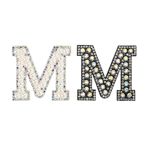 sourcing map 2 Stück Bügelbild Buchstabe M Schwarz Weiß Patch Glitzer Alphabet Applikation Strass Perle Englisch Buchstabe für DIY Kleidung Reparatur Hüte Taschen sourcing map 2 Stück Bügelbild Buchstabe M Schwarz Weiß Patch Glitzer Alphabet Applikation Strass Perle Englisch Buchstabe für DIY Kleidung Reparatur Hüte Taschen von sourcing map