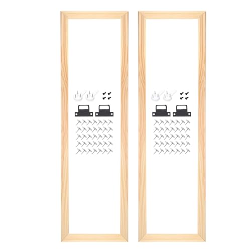 sourcing map 2 Stück DIY Leinwand Keilrahmen 71,1 x 20,3 cm Leinwand Rahmen Holzrahmen Kit Stabile Keilrahmen für Ölgemälde Drucke Poster von sourcing map