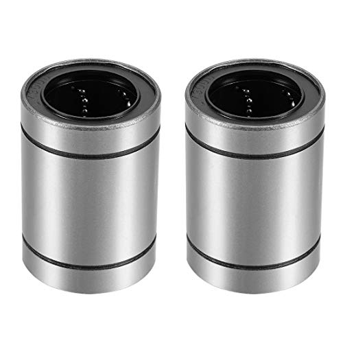 sourcing map 2 Stück Linearkugellager LM30UU 30 mm Bohrung 45 mm Außendurchm. 64 mm Lang für CNC Maschine 3D Drucker von sourcing map