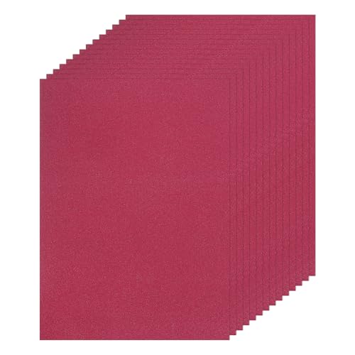 sourcing map 20 Blatt weinroter Glitzer-Karton, 20,3 x 27,9 cm, A4, schimmerndes Papier, 292 g/m², einseitiger Karton, für Bastelarbeiten, Scrapbooking, Party-Dekorationen, Einladungen sourcing map 20 Blatt weinroter Glitzer-Karton, 20,3 x 27,9 cm, A4, schimmerndes Papier, 292 g/m², einseitiger Karton, für Bastelarbeiten, Scrapbooking, Party-Dekorationen, Einladungen von sourcing map