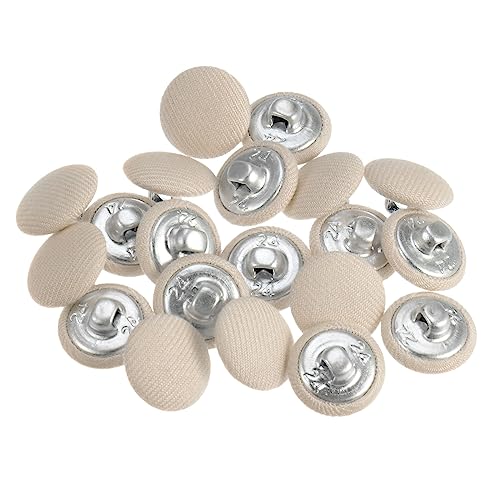 sourcing map 20 Stück 15 mm Knöpfe Beige mit Stoffüberzug Vintage Stoffknöpfe Bezogen Nähknöpfe Runde Retro Bastelknöpfe Metallschaft für Mantel Strickjacke Anzüge Kleider Blusen sourcing map 20 Stück 15 mm Knöpfe Beige mit Stoffüberzug Vintage Stoffknöpfe Bezogen Nähknöpfe Runde Retro Bastelknöpfe Metallschaft für Mantel Strickjacke Anzüge Kleider Blusen von sourcing map