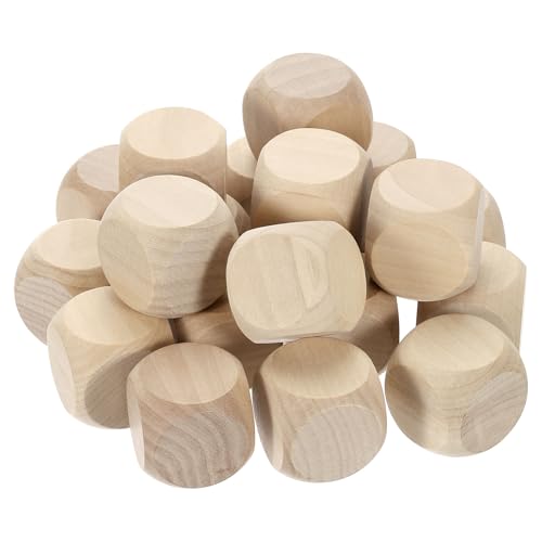 sourcing map 20 Stück Blanko-Holzwürfel, 32 mm, unlackiert, Holzwürfel, abgerundete Ecken, quadratischer Block für Bastelprojekte sourcing map 20 Stück Blanko-Holzwürfel, 32 mm, unlackiert, Holzwürfel, abgerundete Ecken, quadratischer Block für Bastelprojekte von sourcing map
