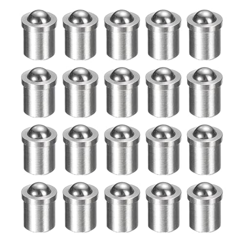 sourcing map 20 Stück Kugelspitz-Federkolben, 4 x 5 mm, 20 N, Elastizität, Edelstahl, Präzisionspositionierung, Kugelschnäpper für Tür, Schrank, mechanische Geräte, Klemmen, Möbel sourcing map 20 Stück Kugelspitz-Federkolben, 4 x 5 mm, 20 N, Elastizität, Edelstahl, Präzisionspositionierung, Kugelschnäpper für Tür, Schrank, mechanische Geräte, Klemmen, Möbel von sourcing map