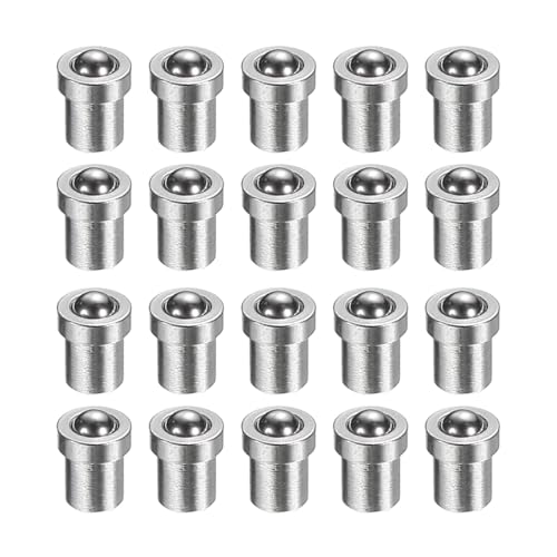 sourcing map 20 Stück Kugelspitzen-Federkolben, 2 x 3 mm, 5 N, Elastizität, Edelstahl, Präzisionspositionierungsperlen, Kugelschnäpper für Tür, Schrank, mechanische Geräte, Klemmen, Möbel sourcing map 20 Stück Kugelspitzen-Federkolben, 2 x 3 mm, 5 N, Elastizität, Edelstahl, Präzisionspositionierungsperlen, Kugelschnäpper für Tür, Schrank, mechanische Geräte, Klemmen, Möbel von sourcing map