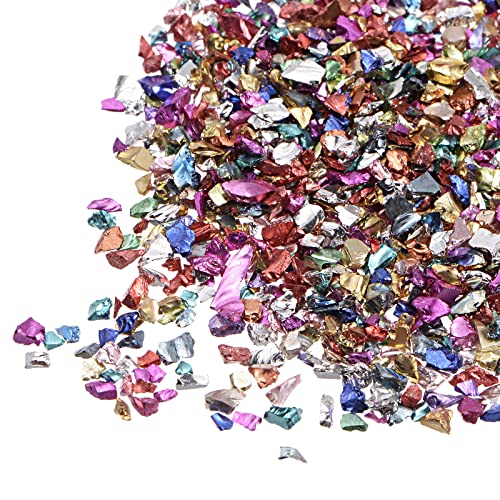 sourcing map 20 g Crushed Glass Chips, 2–4 mm unregelmäßiges, metallisches, grobes Glitzerglas für Bastelarbeiten, Schmuck, Vasenfüller, Epoxidharz, Dekoration, bunt sourcing map 20 g Crushed Glass Chips, 2–4 mm unregelmäßiges, metallisches, grobes Glitzerglas für Bastelarbeiten, Schmuck, Vasenfüller, Epoxidharz, Dekoration, bunt von sourcing map