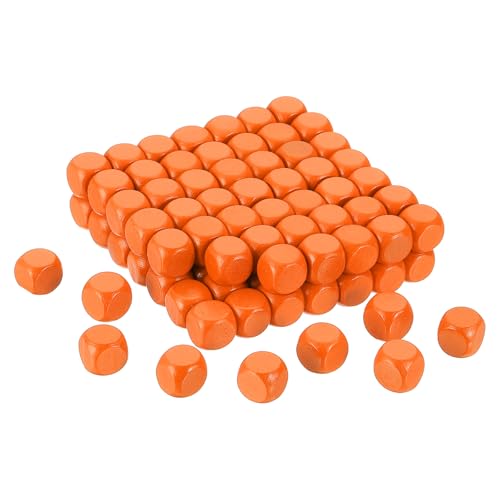sourcing map 200 Stück Blanko-Holzwürfel, 12 mm, 6-seitig, unlackiert, Holzwürfel, abgerundete Ecken, quadratischer Block für Bastelprojekte, Orange, 200 Stück sourcing map 200 Stück Blanko-Holzwürfel, 12 mm, 6-seitig, unlackiert, Holzwürfel, abgerundete Ecken, quadratischer Block für Bastelprojekte, Orange, 200 Stück von sourcing map